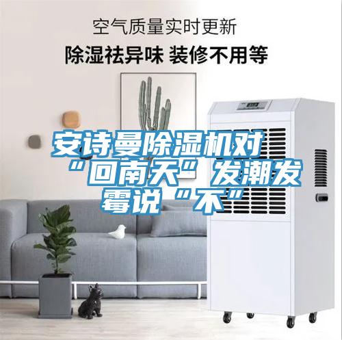 安詩(shī)曼除濕機(jī)對(duì)“回南天”發(fā)潮發(fā)霉說(shuō)“不”