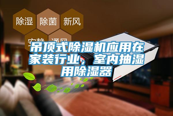 吊頂式除濕機(jī)應(yīng)用在家裝行業(yè)，室內(nèi)抽濕用除濕器
