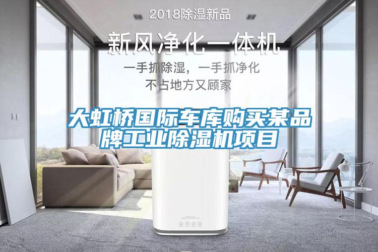 大虹橋國際車庫購買某品牌工業(yè)除濕機項目