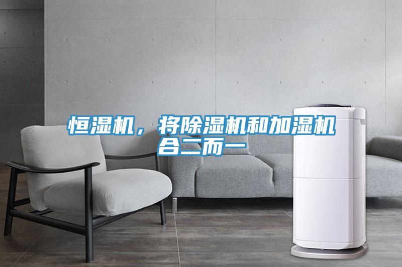 恒濕機(jī)，將除濕機(jī)和加濕機(jī)合二而一