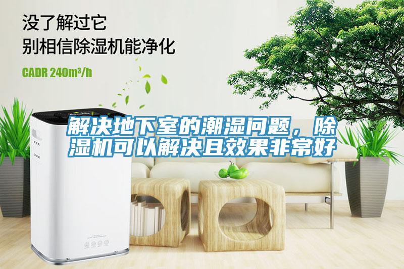 解決地下室的潮濕問題，除濕機(jī)可以解決且效果非常好