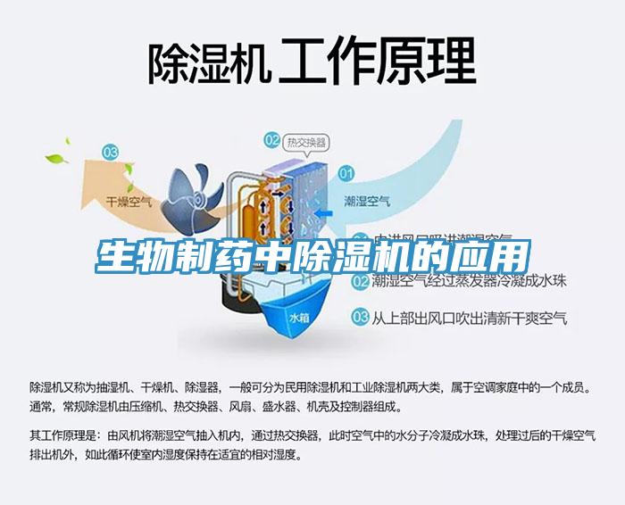 生物制藥中除濕機的應用