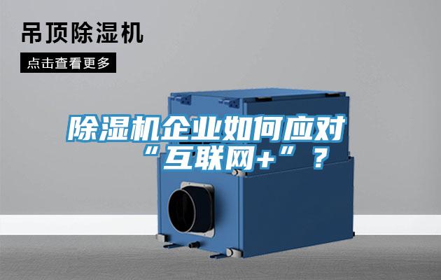 除濕機企業(yè)如何應對“互聯(lián)網(wǎng)+”？