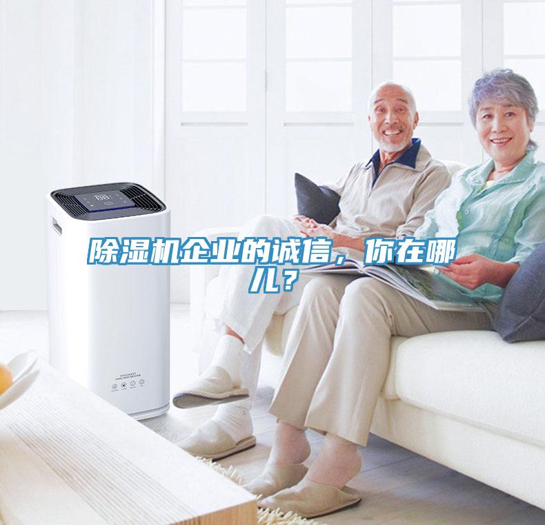 除濕機企業(yè)的誠信，你在哪兒？