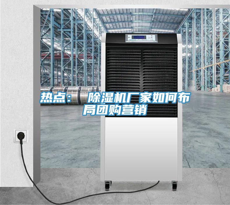 熱點(diǎn)： 除濕機(jī)廠家如何布局團(tuán)購營銷
