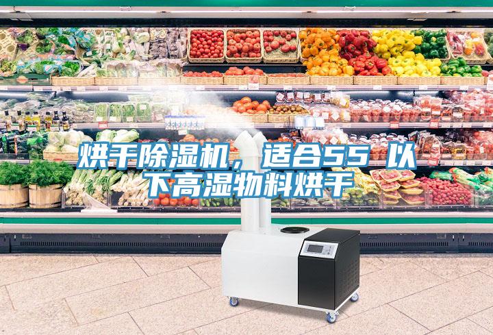 烘干除濕機，適合55℃以下高濕物料烘干