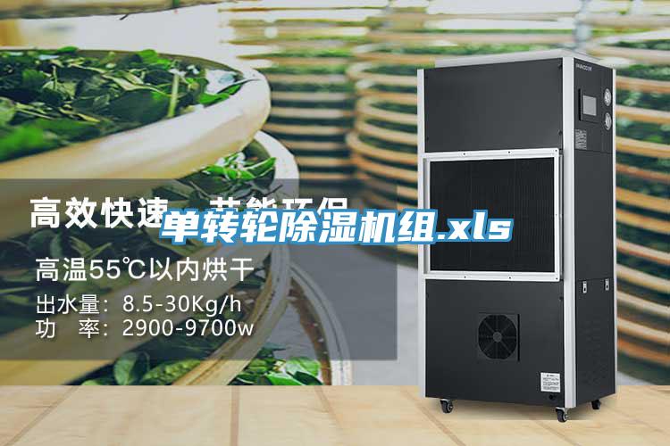 單轉(zhuǎn)輪除濕機組.xls