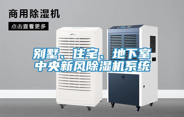 別墅、住宅、地下室中央新風(fēng)除濕機(jī)系統(tǒng)