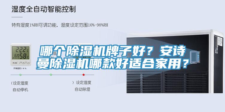 哪個除濕機牌子好？安詩曼除濕機哪款好適合家用？