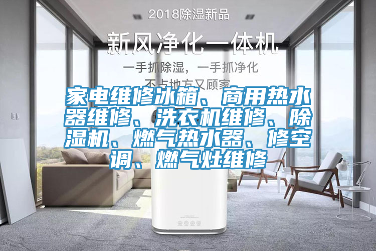家電維修冰箱、商用熱水器維修、洗衣機維修、除濕機、燃氣熱水器、修空調、燃氣灶維修