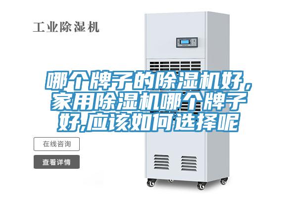 哪個牌子的除濕機好，家用除濕機哪個牌子好,應(yīng)該如何選擇呢