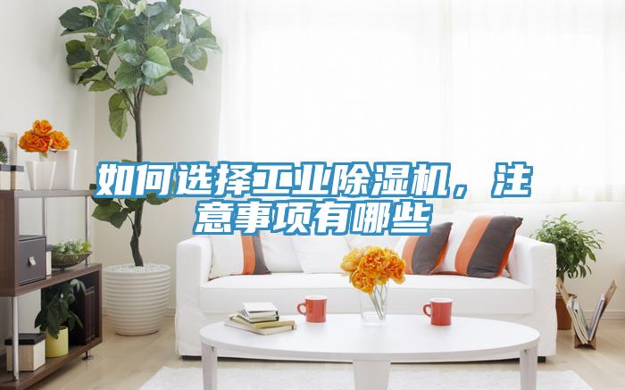 如何選擇工業(yè)除濕機，注意事項有哪些