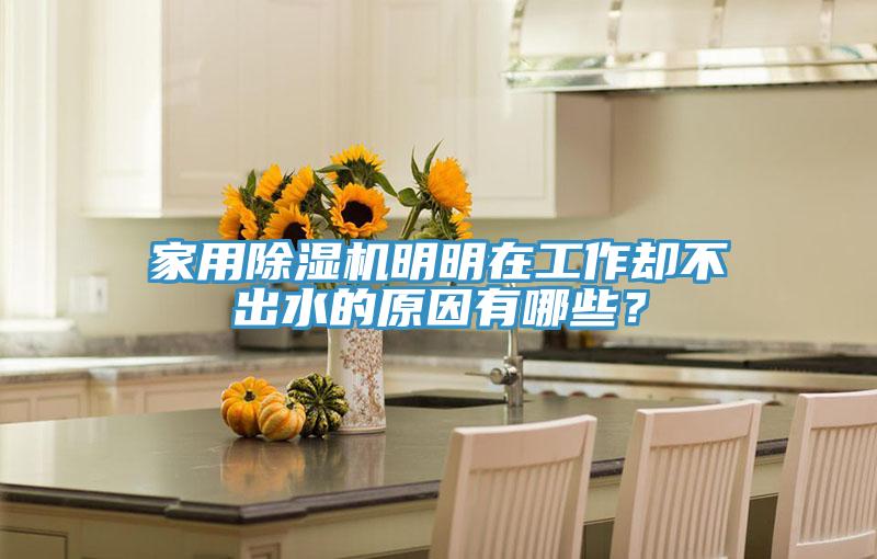 家用除濕機(jī)明明在工作卻不出水的原因有哪些？