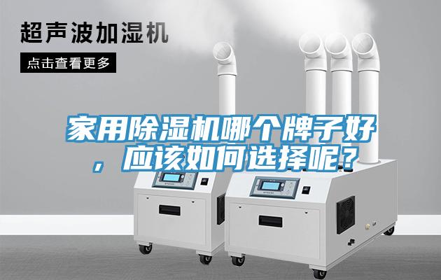 家用除濕機(jī)哪個(gè)牌子好，應(yīng)該如何選擇呢？