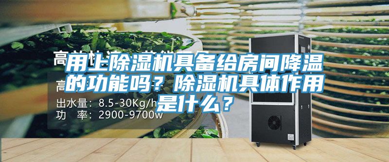 用上除濕機(jī)具備給房間降溫的功能嗎？除濕機(jī)具體作用是什么？