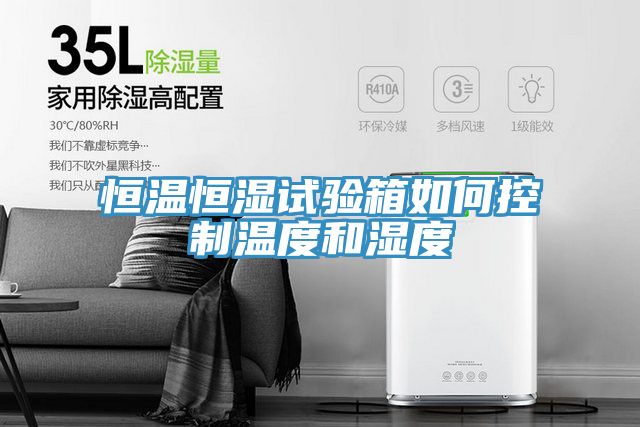 恒溫恒濕試驗箱如何控制溫度和濕度