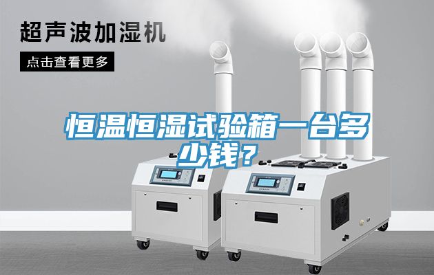 恒溫恒濕試驗(yàn)箱一臺(tái)多少錢？