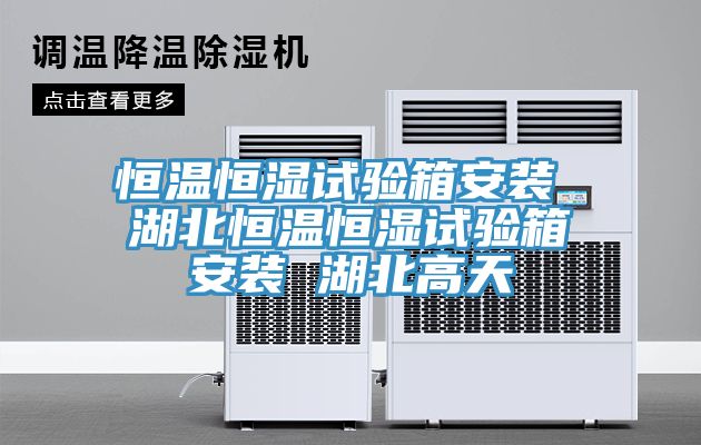 恒溫恒濕試驗箱安裝 湖北恒溫恒濕試驗箱安裝 湖北高天