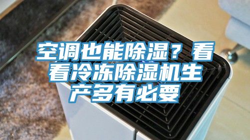 空調(diào)也能除濕？看看冷凍除濕機(jī)生產(chǎn)多有必要