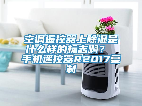 空調(diào)遙控器上除濕是什么樣的標(biāo)志?。?手機(jī)遙控器R2017復(fù)制