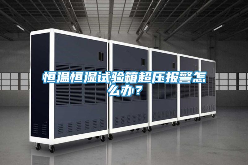 恒溫恒濕試驗箱超壓報警怎么辦？