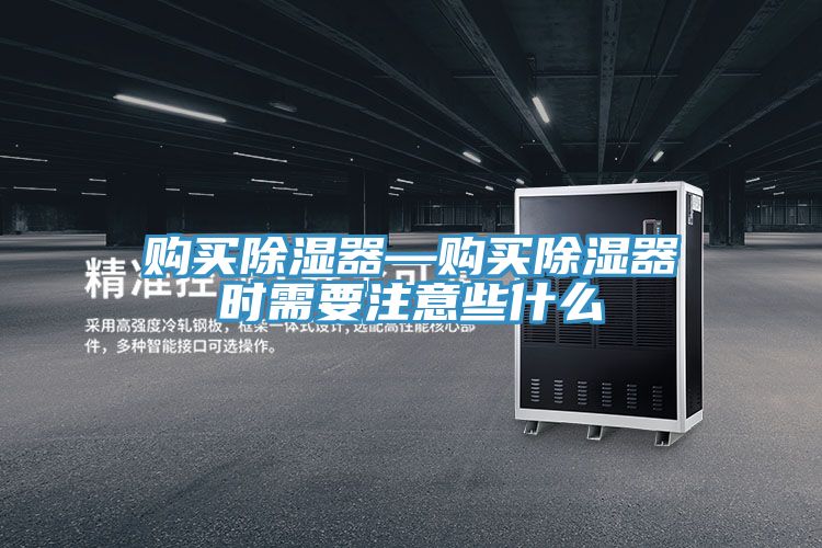 購(gòu)買(mǎi)除濕器—購(gòu)買(mǎi)除濕器時(shí)需要注意些什么