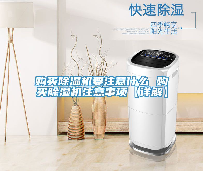購(gòu)買除濕機(jī)要注意什么 購(gòu)買除濕機(jī)注意事項(xiàng)【詳解】