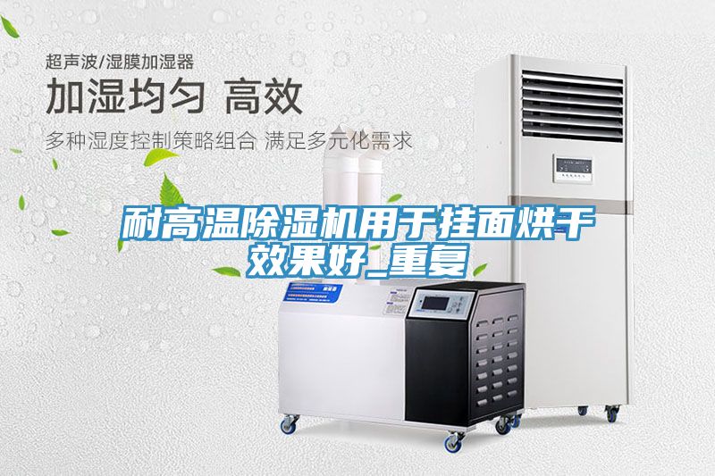 耐高溫除濕機(jī)用于掛面烘干效果好_重復(fù)