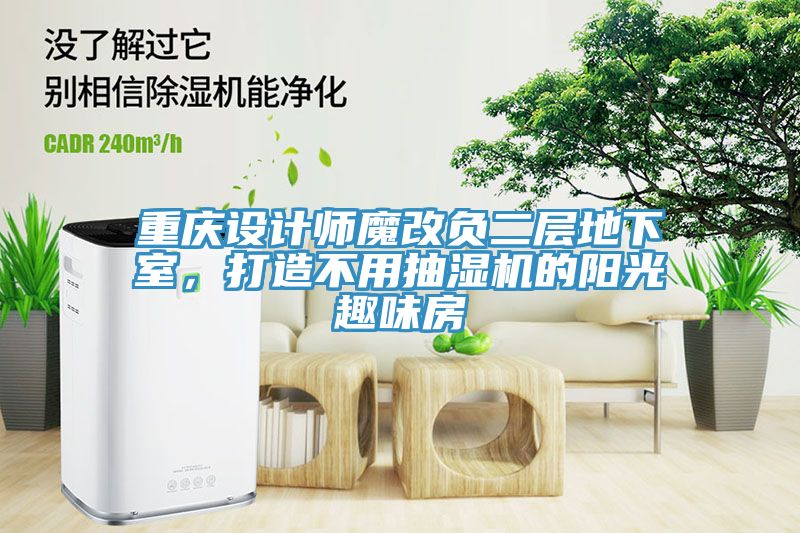 重慶設(shè)計師魔改負二層地下室，打造不用抽濕機的陽光趣味房