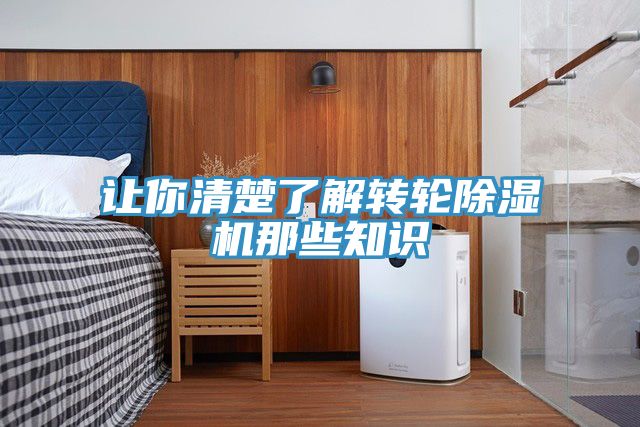 讓你清楚了解轉(zhuǎn)輪除濕機那些知識