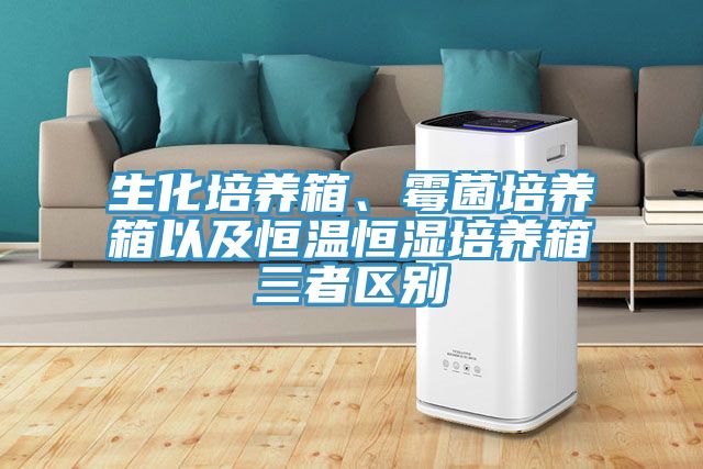 生化培養(yǎng)箱、霉菌培養(yǎng)箱以及恒溫恒濕培養(yǎng)箱三者區(qū)別