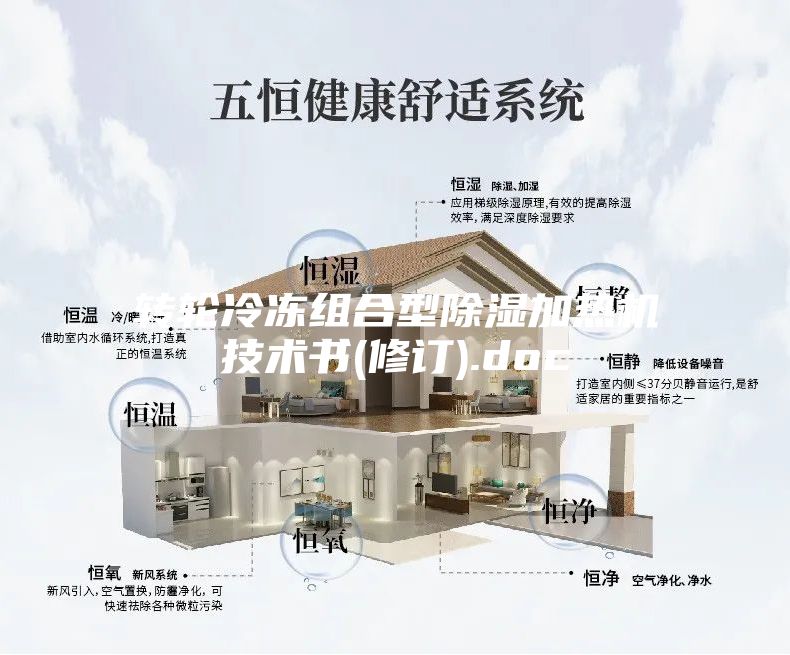 轉(zhuǎn)輪冷凍組合型除濕加熱機技術(shù)書(修訂).doc